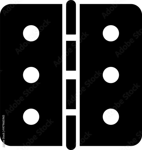 Door hinge icon.. room symbol. Exit doorway simple icons. Push door symbols. Home decorate element