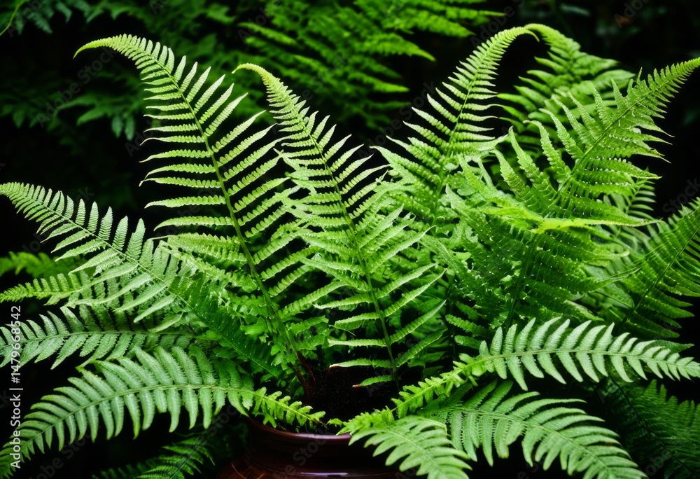 Obraz premium There's a plant that's growing in a vase