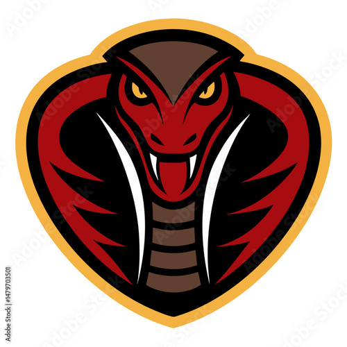 Cobra  head vector logo illustration