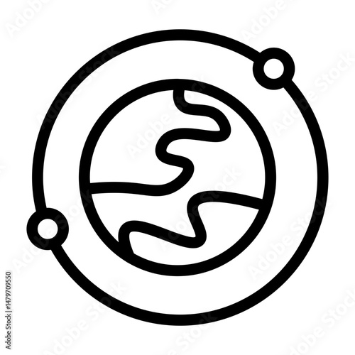 sustainable line icon