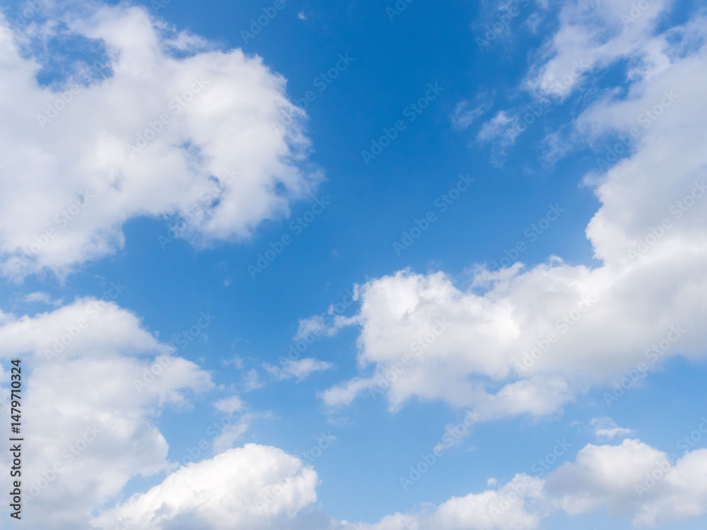 Obraz premium 5月 昼の青空と雲51