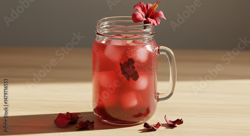 Agua Fresca with Hibiscus (Agua de Jamaica)
