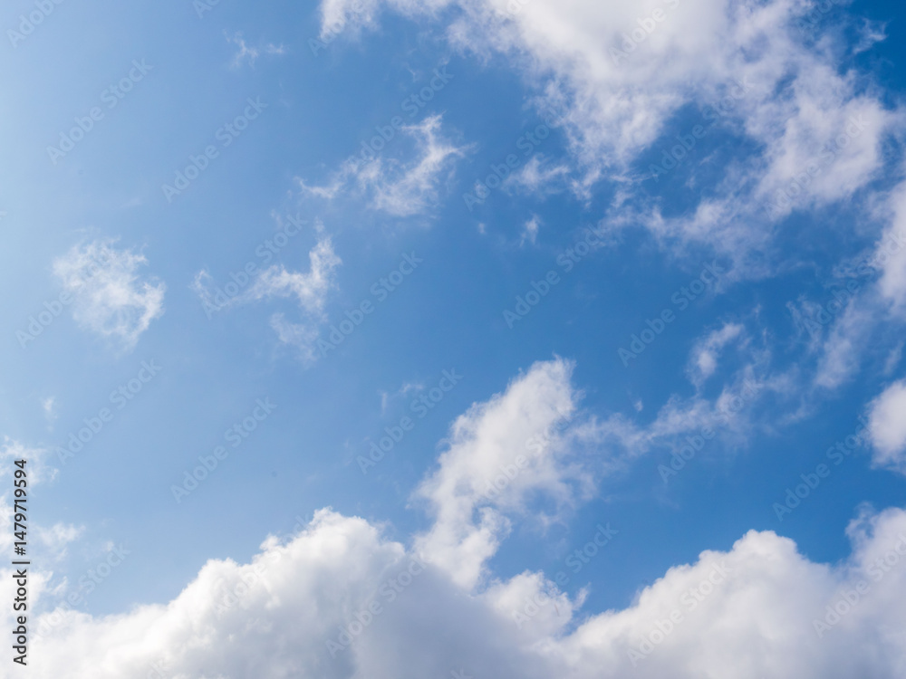 Obraz premium 5月 昼の青空と雲71