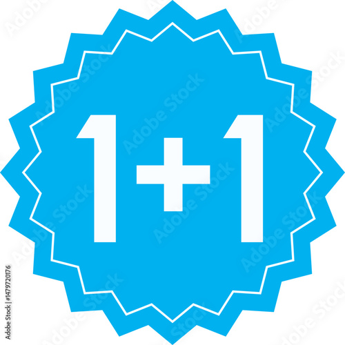 1+1 스티커