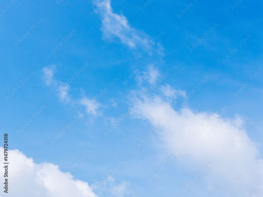 Fototapeta premium 5月 昼の青空と雲100