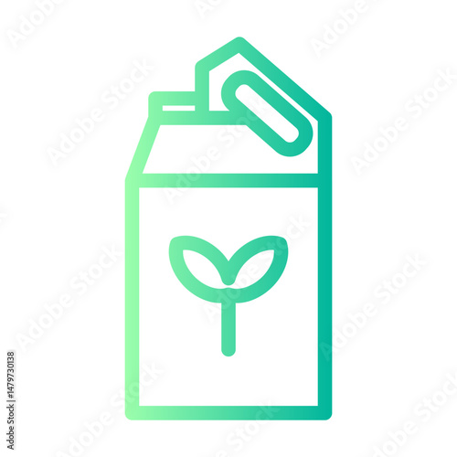 eco fuel gradient icon