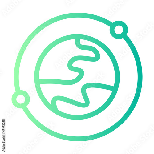 sustainable gradient icon