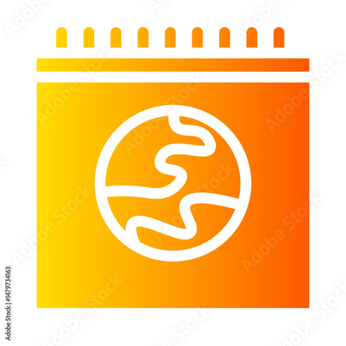 calendar gradient icon