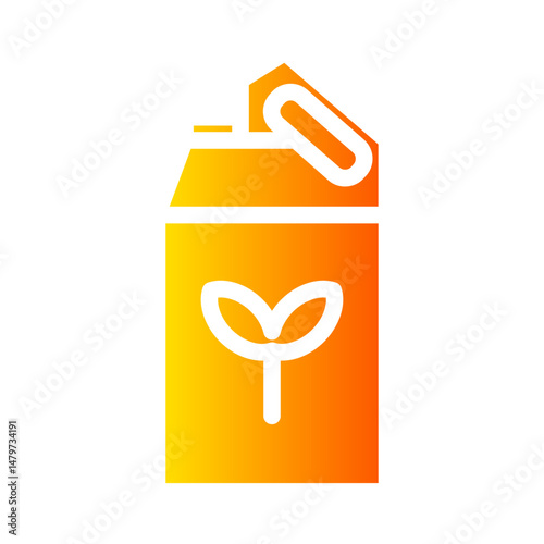 eco fuel gradient icon