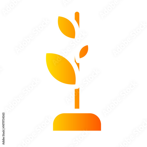 plant gradient icon