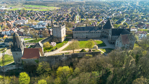 Bad Bentheim, Burg Bentheim, Grafschaft, Drohnenaufnahmen