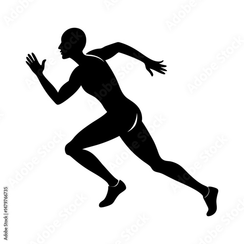 Relay silhouette vector