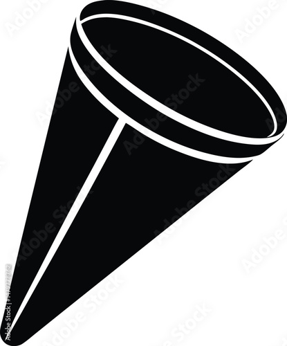 cone vector icon.eps