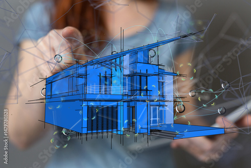 home data. Digital cyberspa...