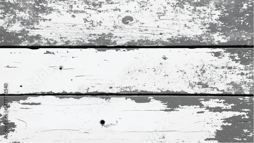 Aged wood with white tone color for background. Weathered white wooden background with rustic texture. 