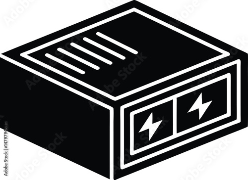 power supply vector icon