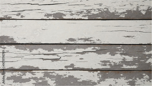 Aged wood with white tone color for background. Weathered white wooden background with rustic texture. 
