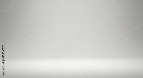 Clean gray product photography backdrop with gradient, empty studio space