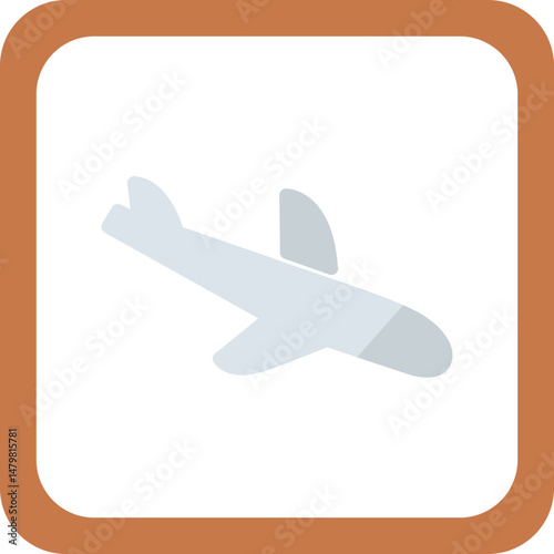 Airport Sign Icon Directional Travel Symbol