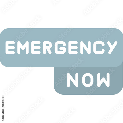 Emergency Now Icon Urgent Response and Action Symbol