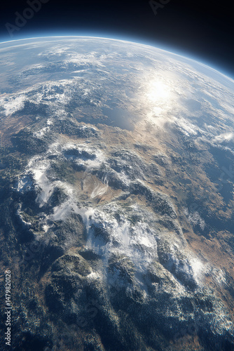earth from space