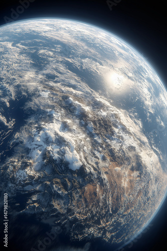 earth from space