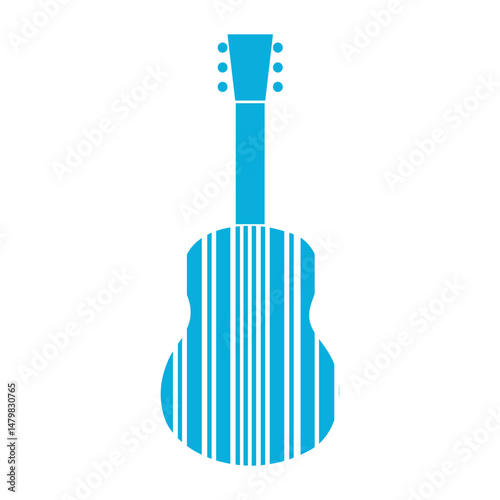 Barcode Shaped Like Acoustic Guitar