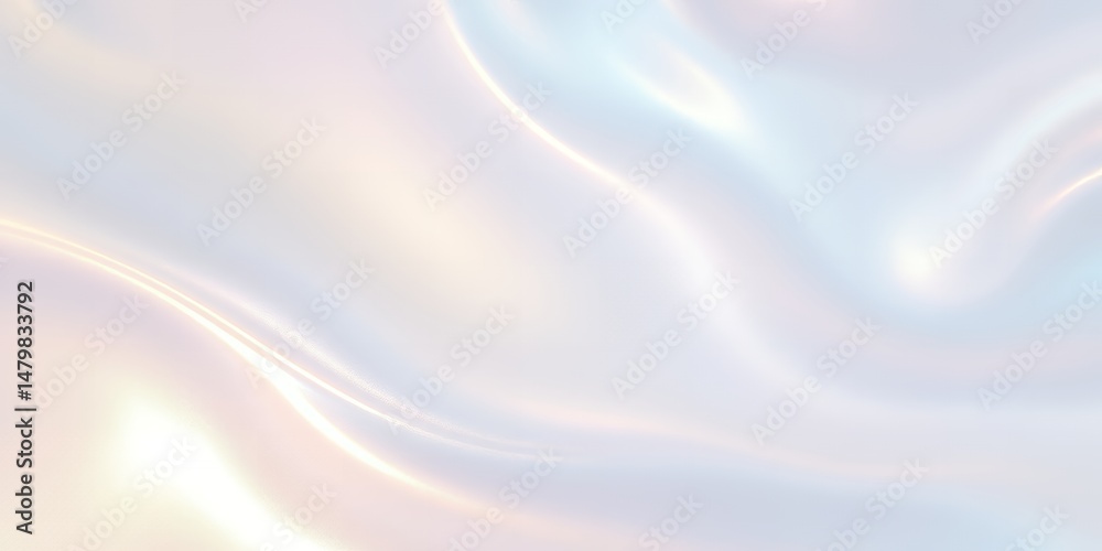 Obraz premium Abstract Pastel Swirls Background Soft Light Iridescent Shimmering Texture