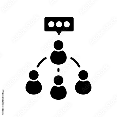 Icon a community, isolated against a clean background.