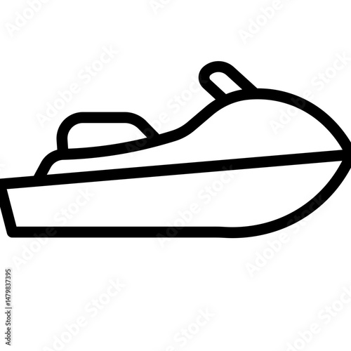Jetski icon vector illustration