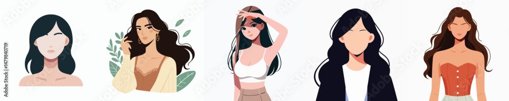 Vector of a model Vector of a model