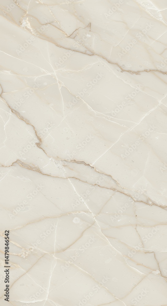 Obraz premium Beige Marble Slab Texture with Veins