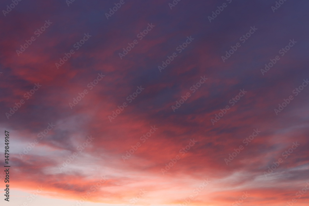 Fototapeta premium sky and clouds during sunset time background.