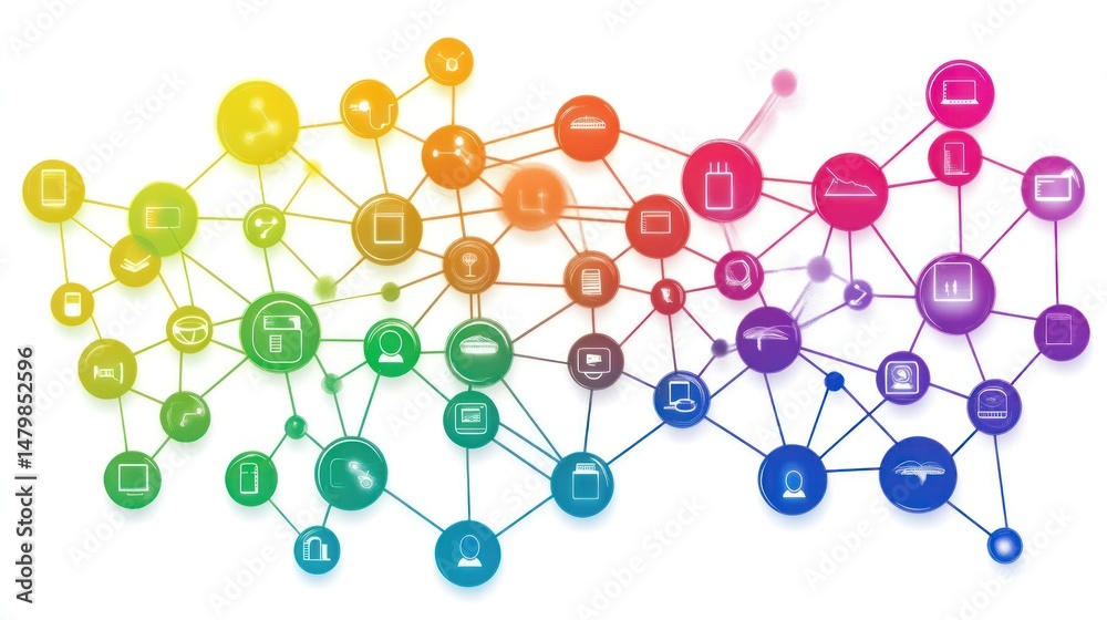 Global Network Connectivity: A Visual Representation of the Interconnected Digital World Global Network Connectivity: A Visual Representation of the Interconnected Digital World