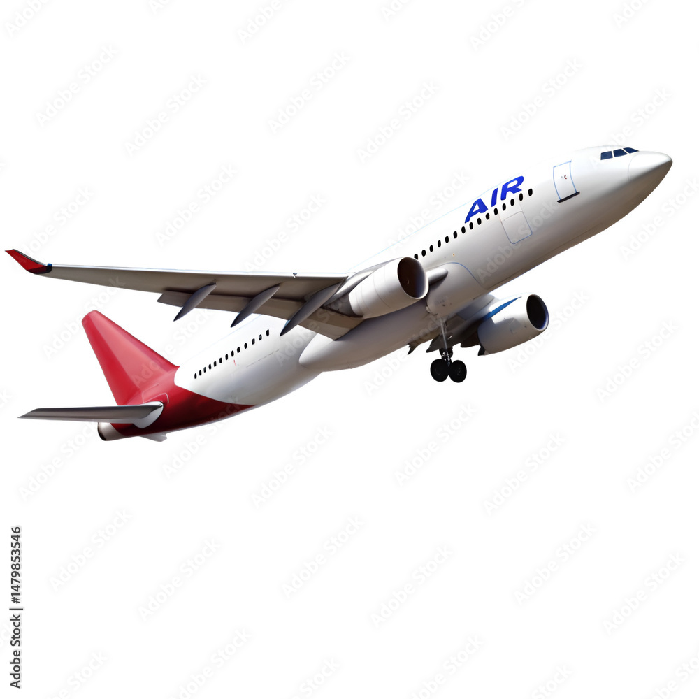 Obraz premium airplane isolated on white