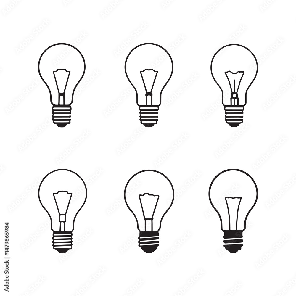 Abstract Light Bulb Illustration Symbolizing Innovation Abstract Light Bulb Illustration Symbolizing Innovation