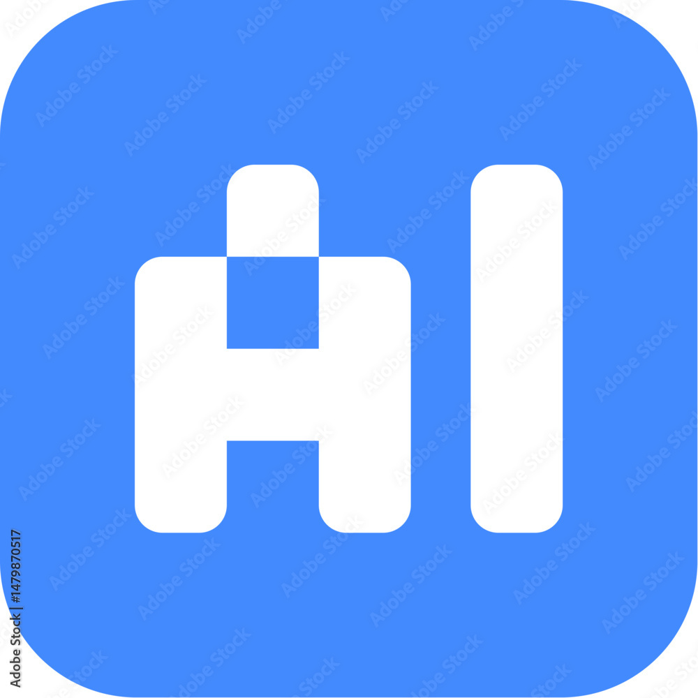 Abstract AI Logo Design Abstract AI Logo Design
