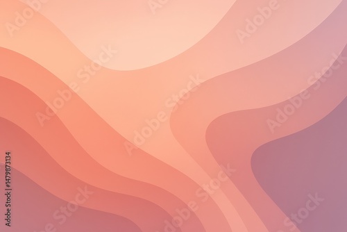 Abstract Fluid Gradient Background in Coral and Plum Tones

