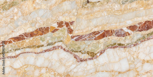 Beige brown onyx marble stone texture background surface italian travertine pattern floor wall tile