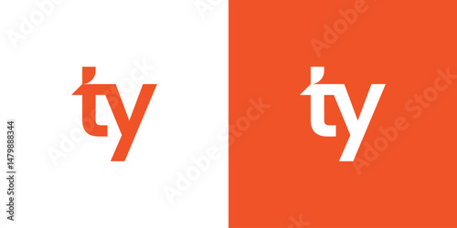 Letter TY Logo Design