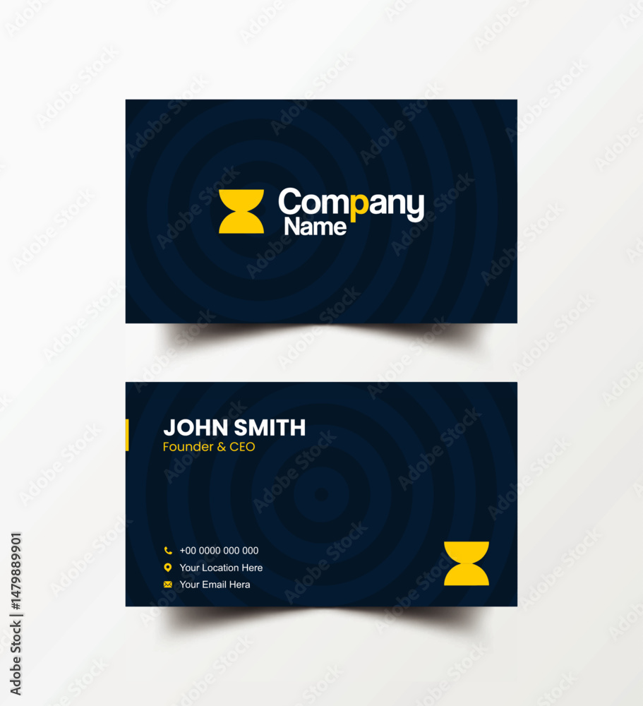 Fototapeta premium Lixurious visiting card design.ai