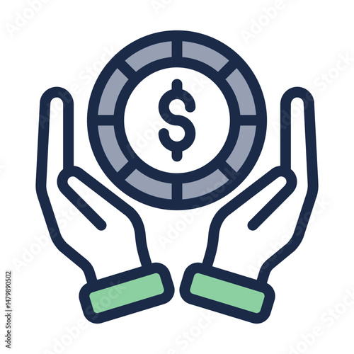 Money Protection and Savings Icon