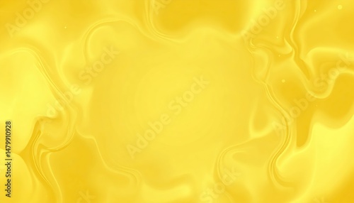 Dynamic Yellow Abstract Fluid Texture