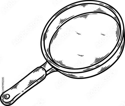 pan hand drawn