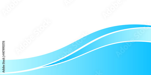 Abstract blue wavy business style background