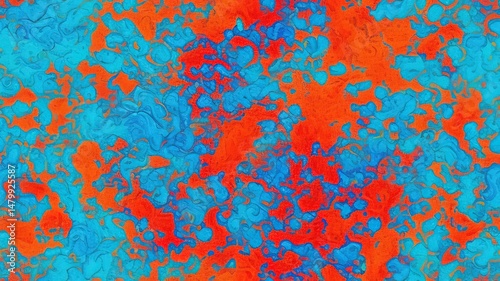 Vibrant Abstract: A dynamic, swirling blend of bold colors, this image showcases an interplay of vivid hues, inviting viewers into a world of abstract artistic exploration.