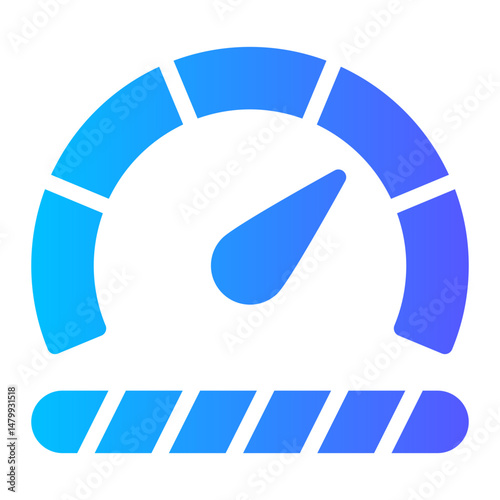 high performance gradient icon
