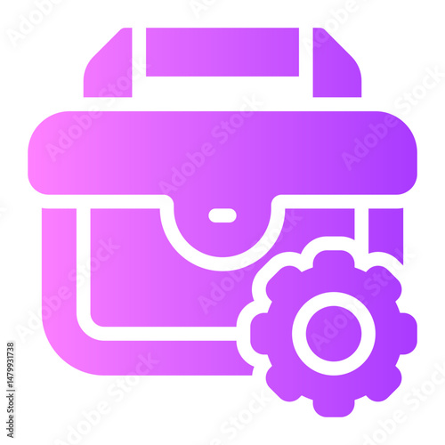 work process gradient icon