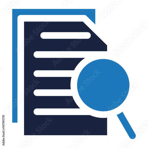 report file icon blue