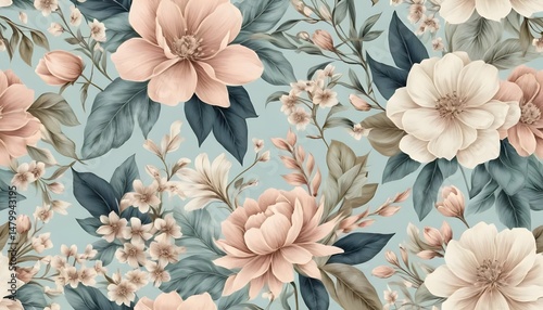 Elegant Floral Arrangement for Wedding Invitation